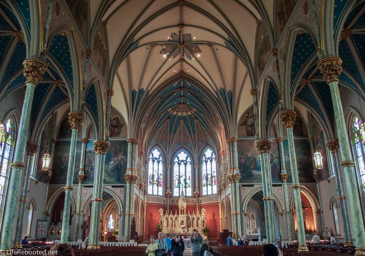 Inside Saint John's.