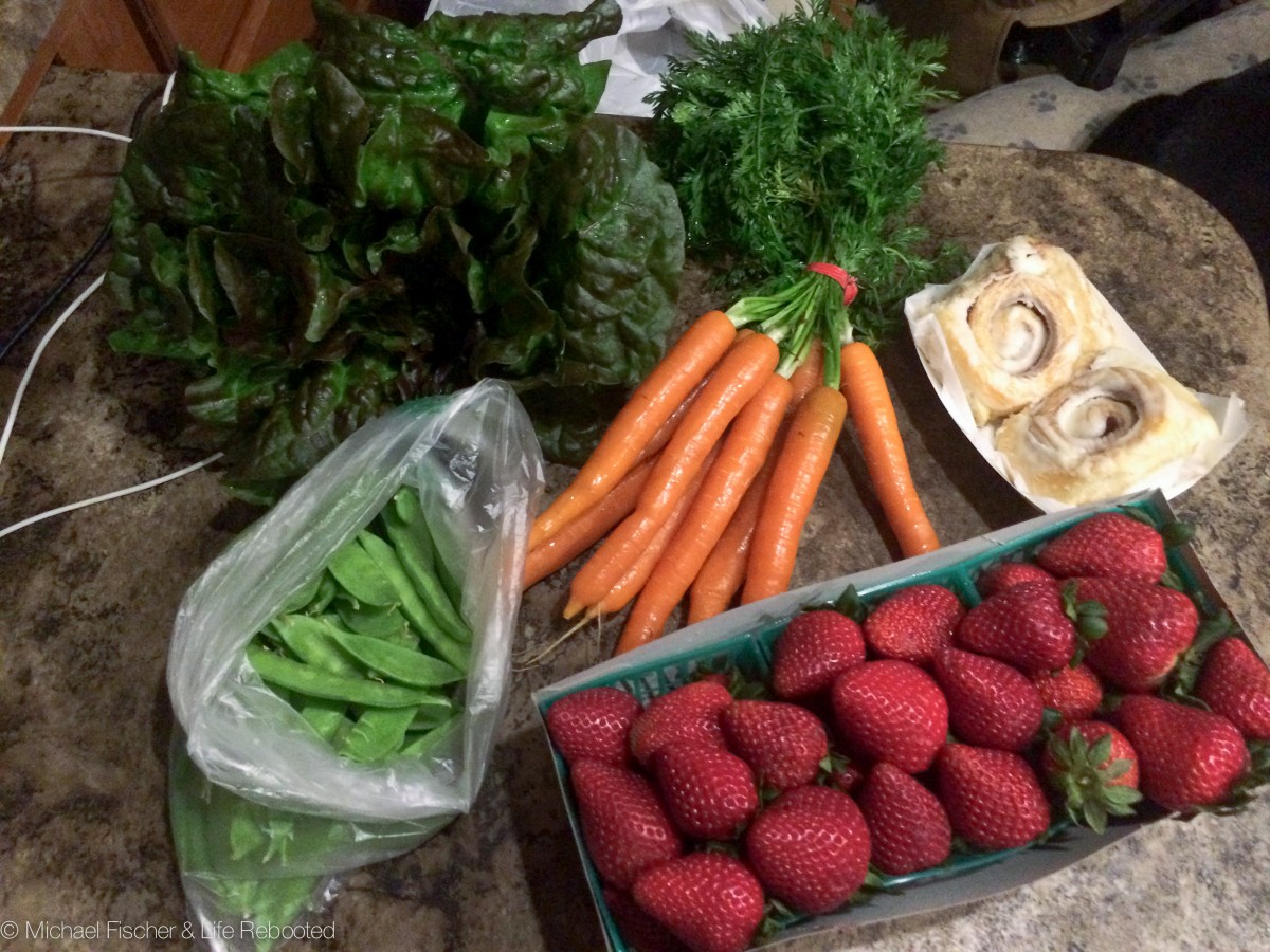 Our take from the farmer's market.
