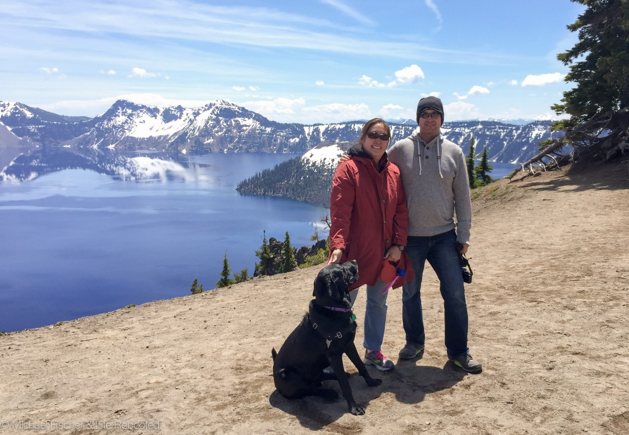 Exploring Rim Drive around Crater Lake