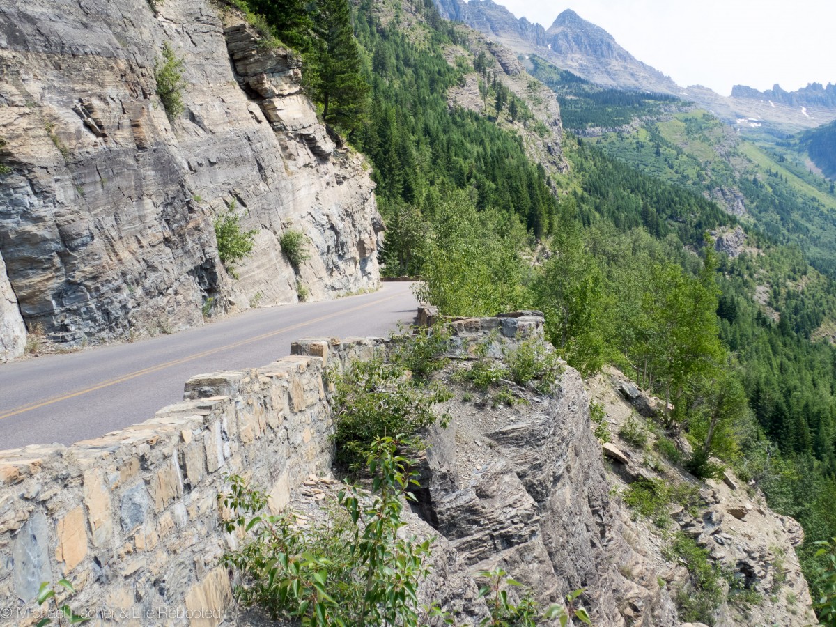 Part of the Going-To-The-Sun road