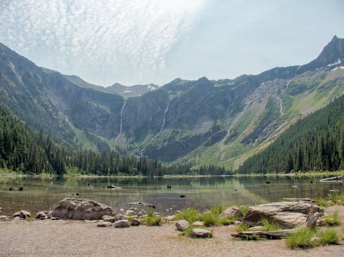 Avalanche Lake and cirque