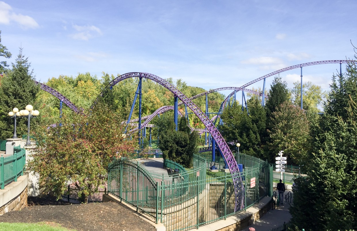 Bizarro at Six Flags New England.