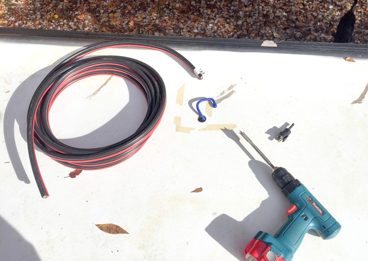 After a nerve-racking drilling session, we confirmed that our hole was in the right spot!