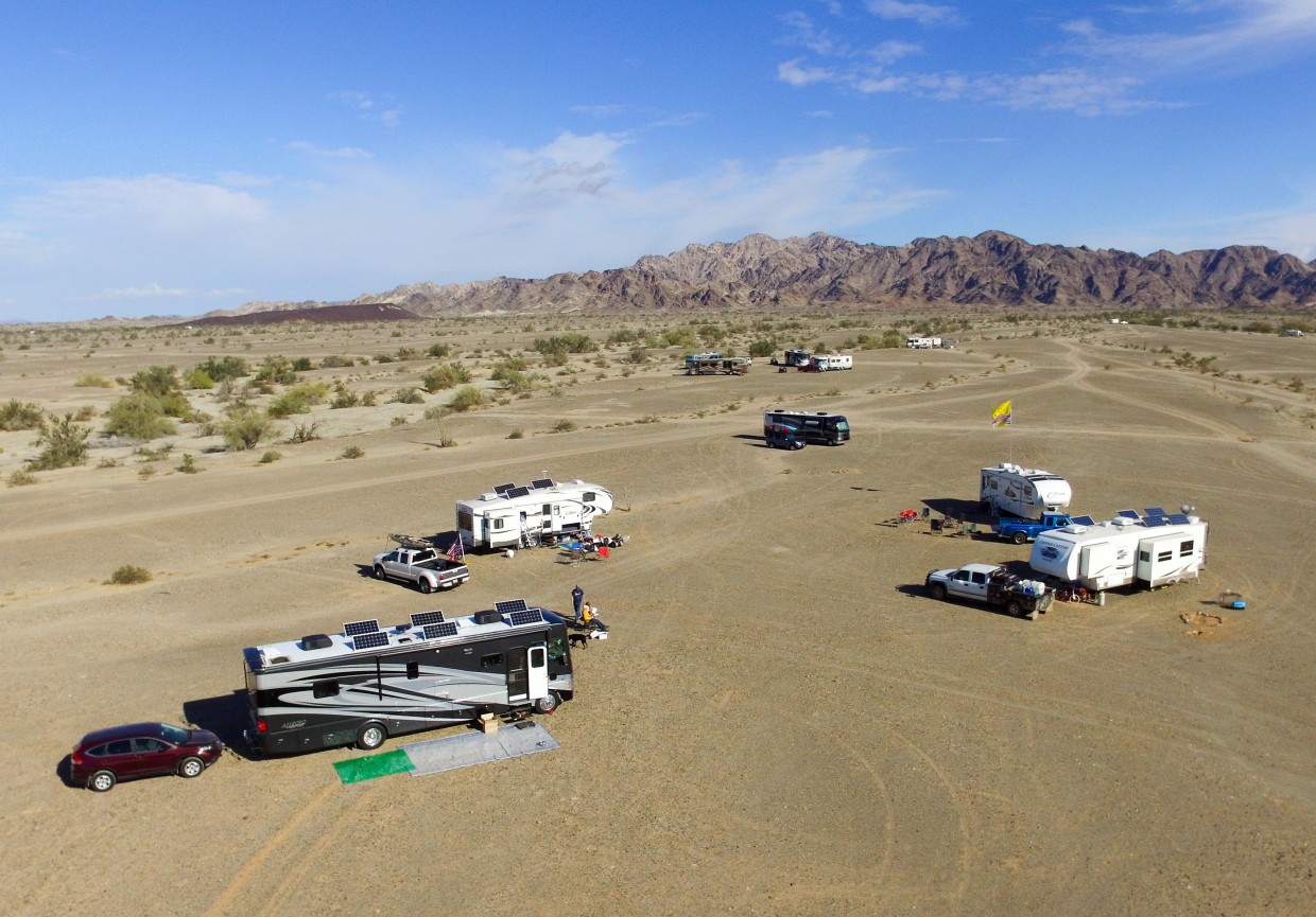 Boondocking off Ogilby Road, Winterhaven CA