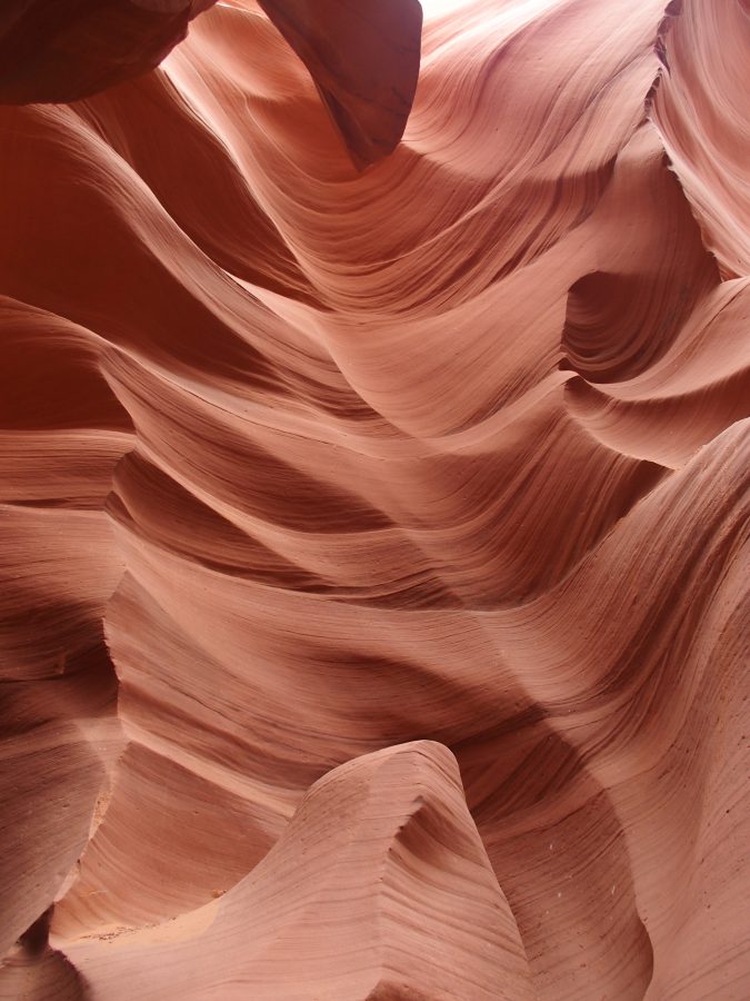 Some of the amazing sandstone patterns in Lower Antelope Canyon