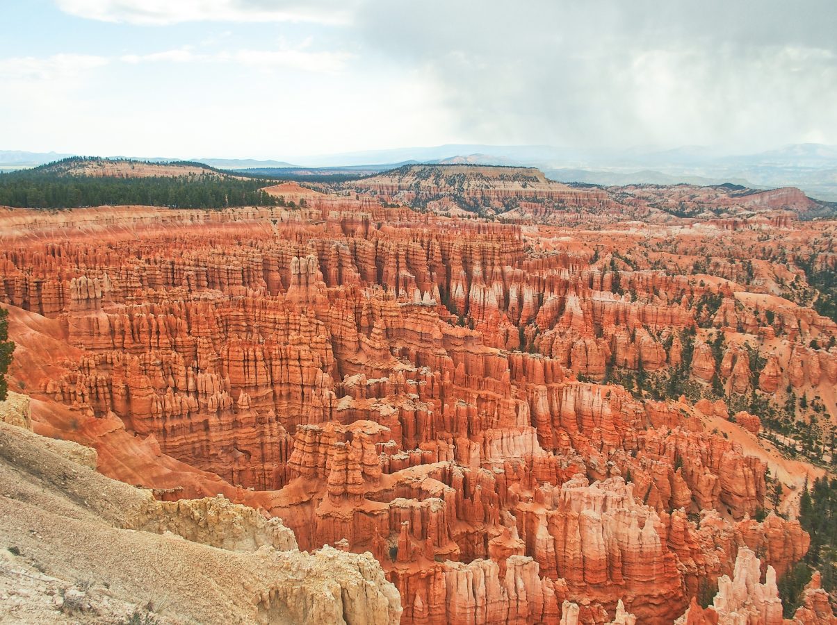 Views go for miles at Inspiration Point.