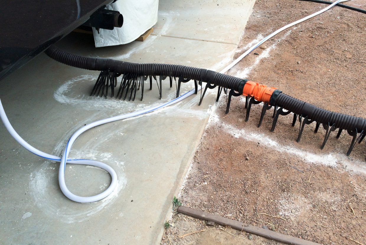 Diatomaceous Earth sprinkled around everything that touches the ground.