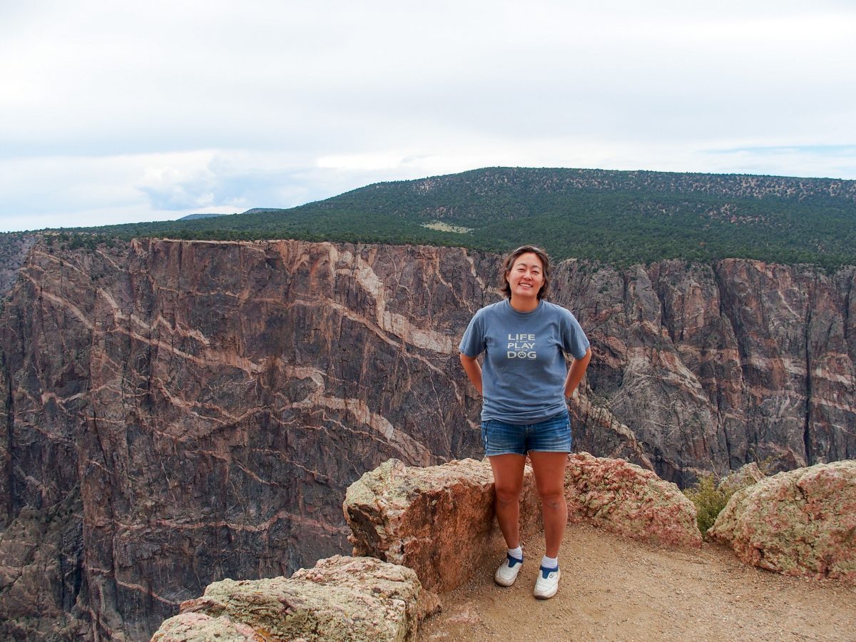 Black Canyon's sheer walls are impressively layered