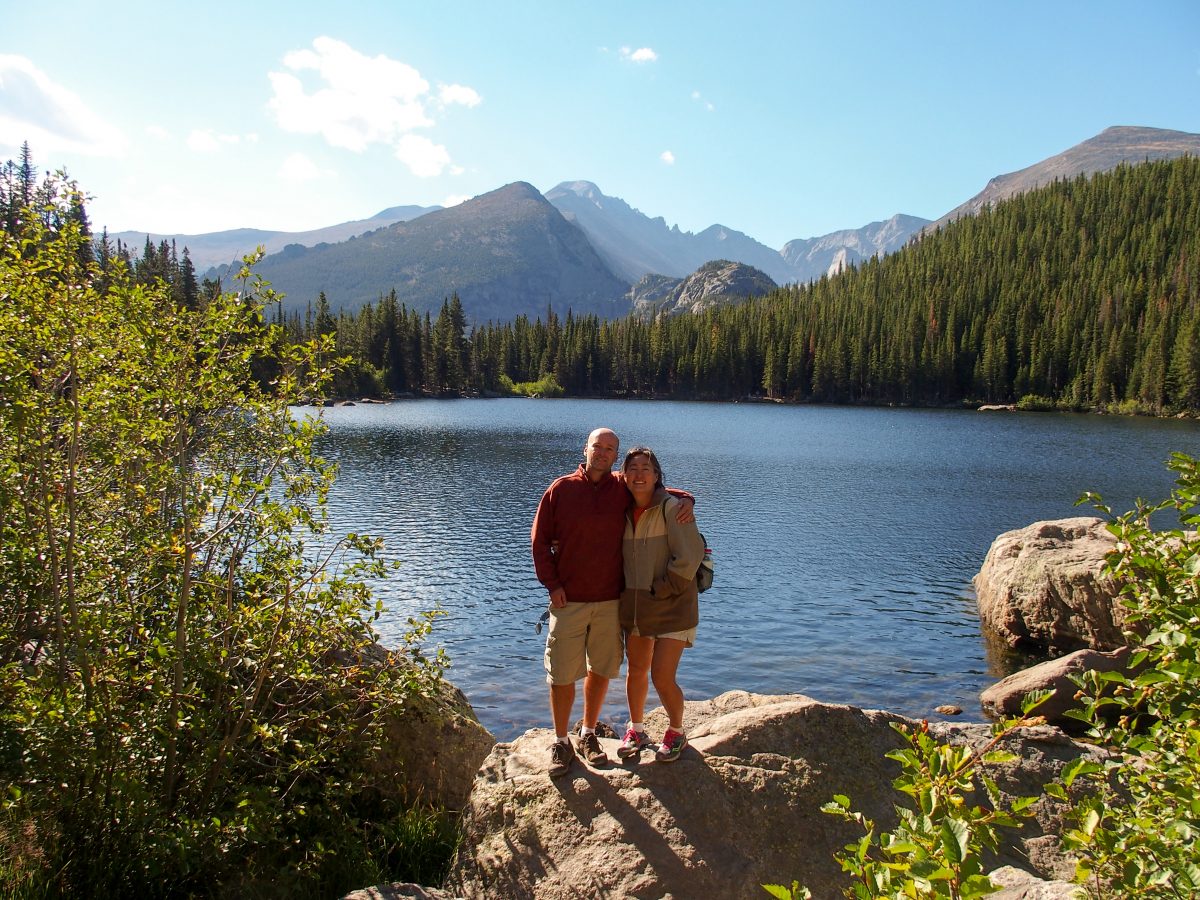 Halfway around Lake